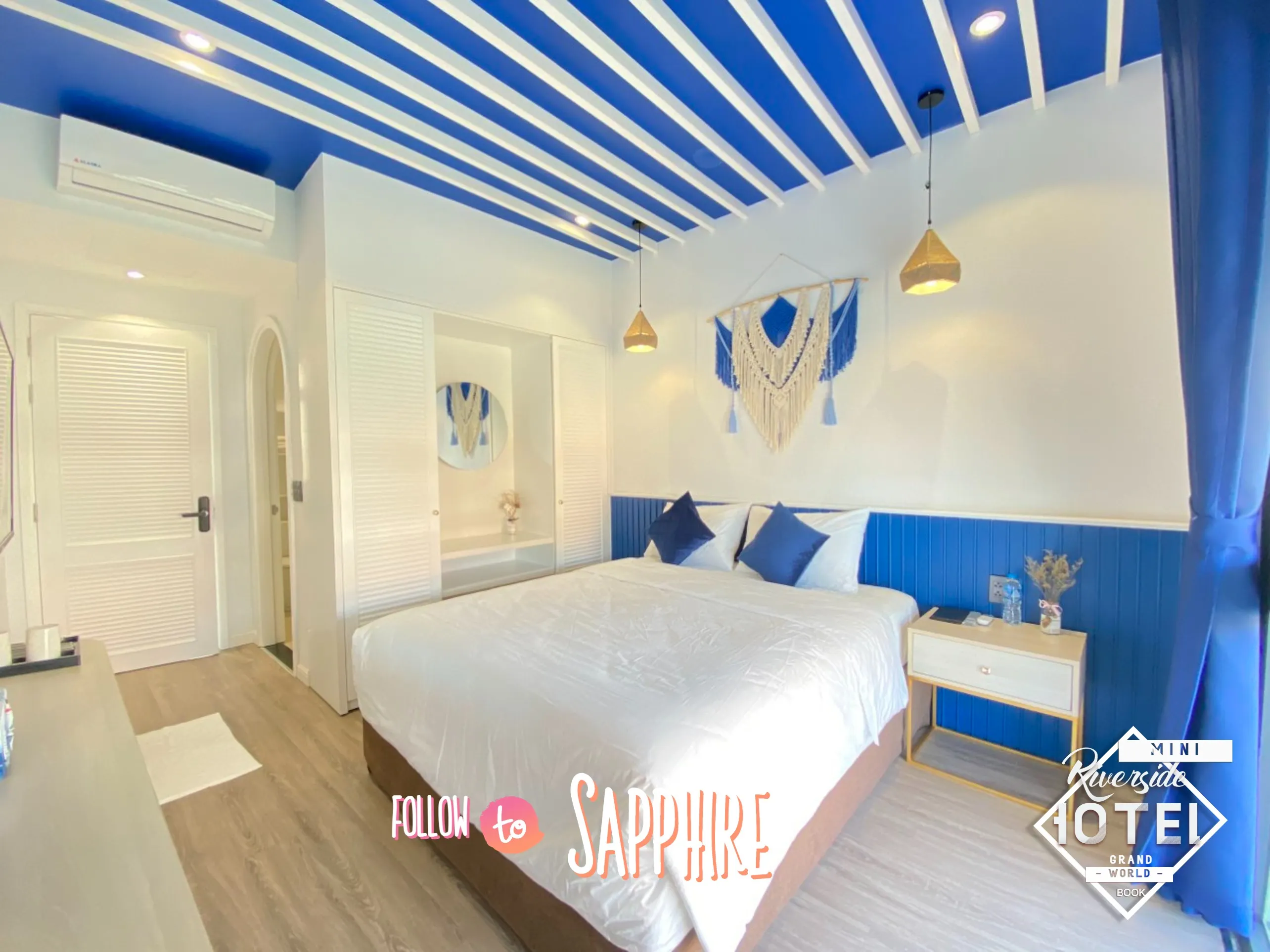 Sapphire 01 - Phòng Double Cửa Sổ tại Mini Hotel RiverSide