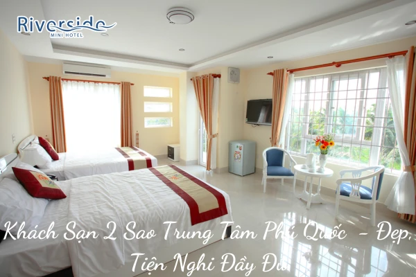 Khách Sạn 2 Sao Trung Tâm Phú Quốc  - Đẹp, Tiện Nghi Đầy Đủ